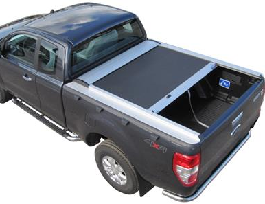 Rideau coulissant automatique ou manuel pour couvrir la benne de pick-up - couvre benne_0