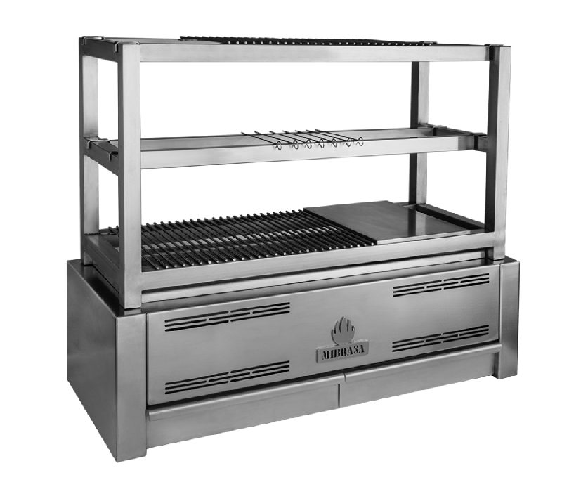 Robatayaki RM - Grill au charbon avec différents niveaux de cuisson - Modèles MIBRASA® RM 60, RM 80 et RM 115_0