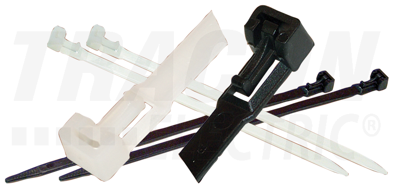 Serre-câble desserrable - clair 200×7.6mm - diamètre 10-50mm - PA 6.6_0