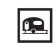 Panneau de signalisation touristique - Idéogramme ID 9 - Terrain de camping pour caravanes_0