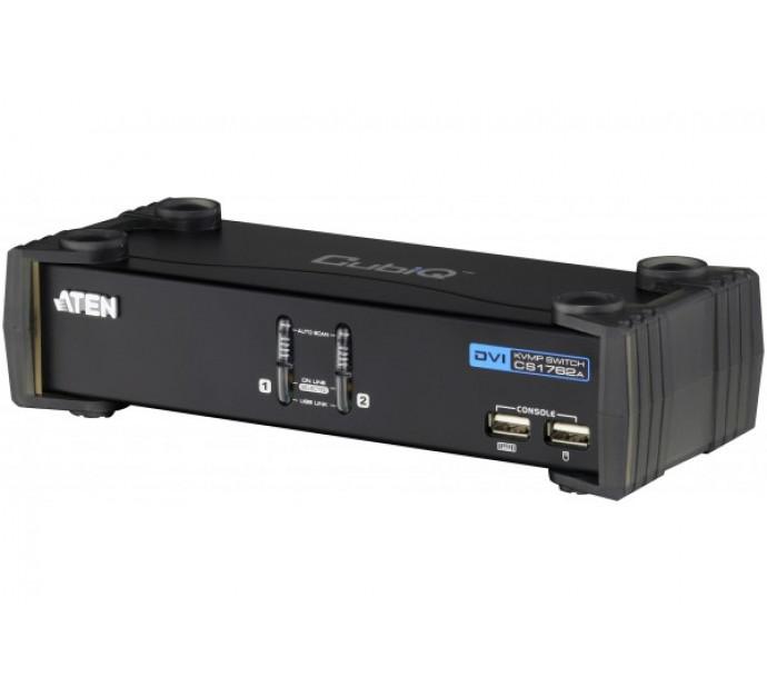 Aten cs1762a kvm dvi / usb + audio - 2 ports avec cables 261762_0