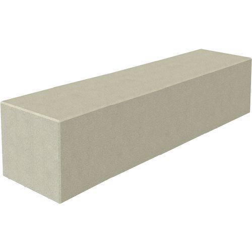 BANQUETTE HARLEM 2500X600X500 MM OCRE SABLÉ - MANUTAN COLLECTIVITES