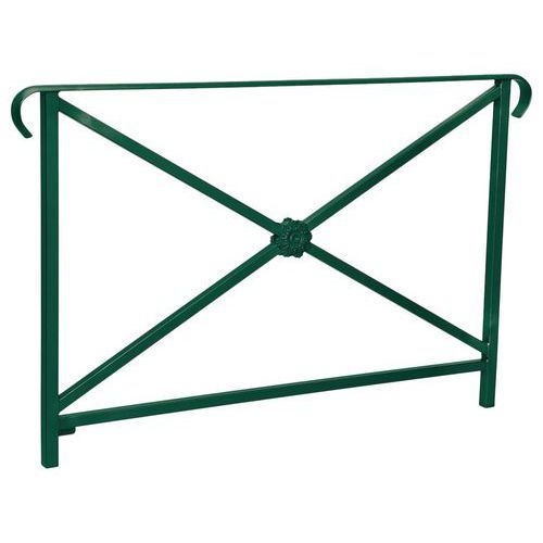 BARRIÈRE HÉRITAGE ROSACE 1.50 M DOUBLE CROSSE - VERT 6005 - PROCITY