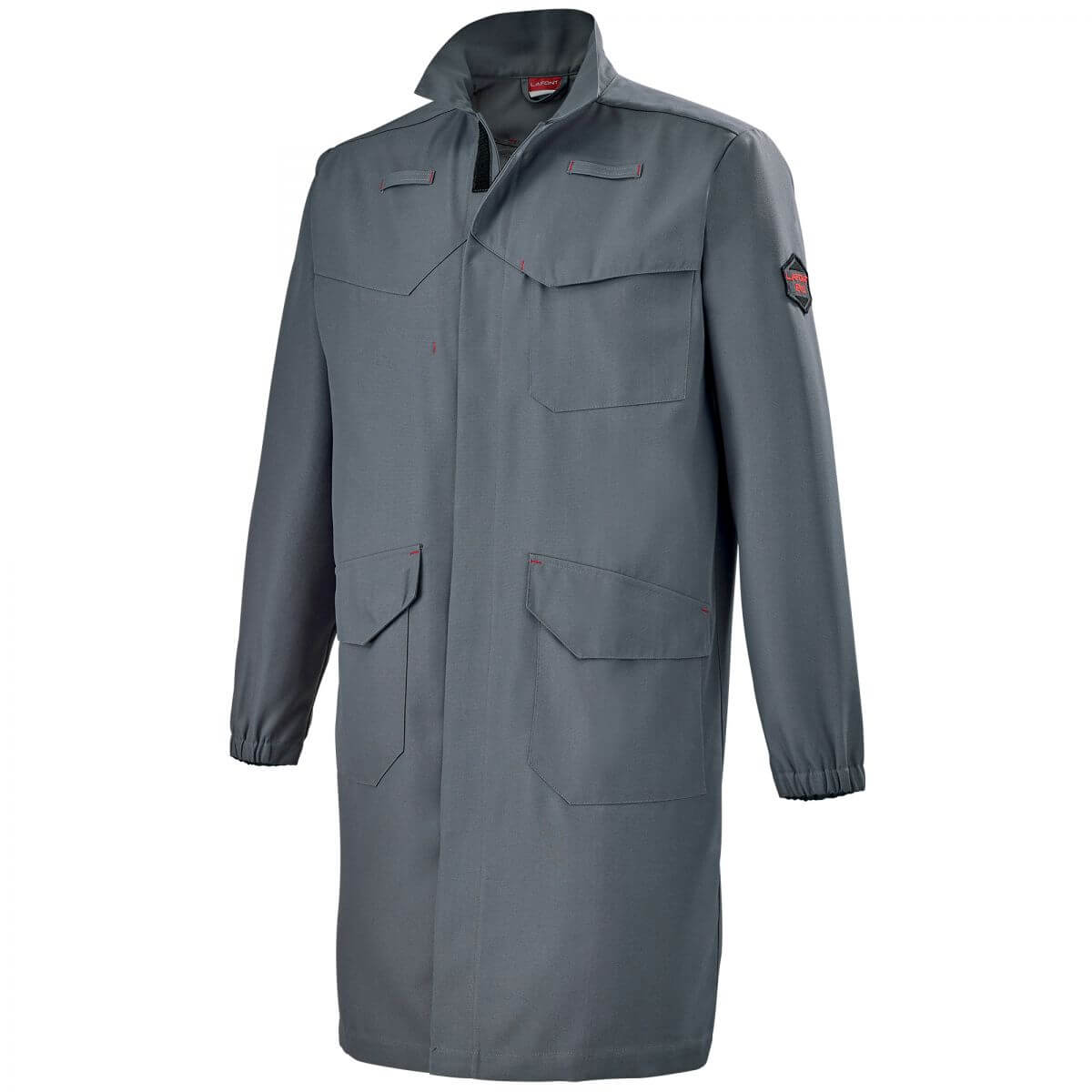 BLOUSE GRISE DE TRAVAIL HOMME ANTI ACIDE LAFONT