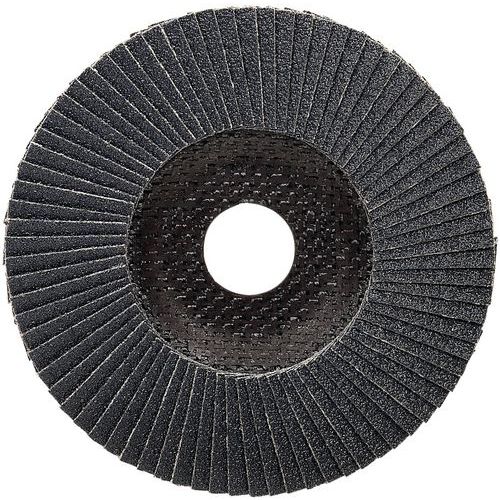 BOSCH 10 PLATEAU À LAMELLES X571 POUR MÉTAUX DIAMÈTRE 125 MM, GRAIN 80, DROIT