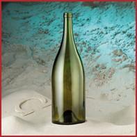 Bouteille de vin rosé 1,5 L - Magnum Bourgogne - Couleur feuille morte_0