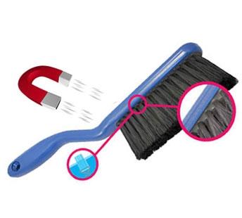 BROSSE ET BALAYETTE RÉSINE BLEU DÉTECTABLE