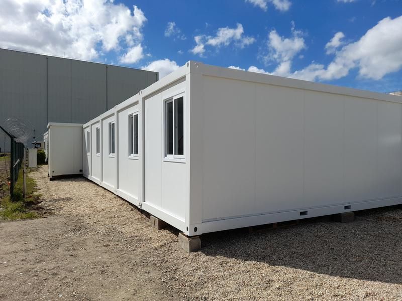 Bungalow en kit - modules standard ou sur mesure - durable ou temporaire - isolation panneau sandwich RE 2020_0