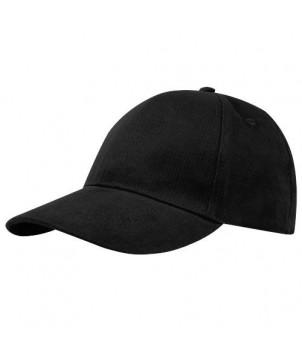 CASQUETTE 6 PANNEAUX TRONA GRS RECYCLÉE NOIR - CASQUETTES ET BONNETS PUBLICITAIRES