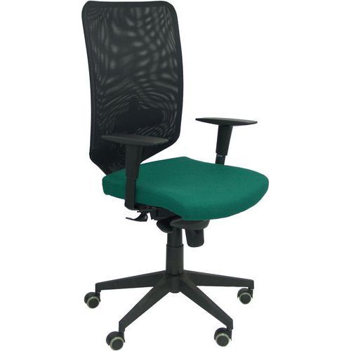 CHAISE DE BUREAU OSSA NEGRA - VERT BOUTEILLE - PIQUERAS Y CRESPO