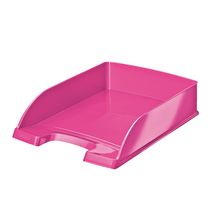 CORBEILLE À COURRIER WOW LEITZ ROSE MÉTALLISÉ