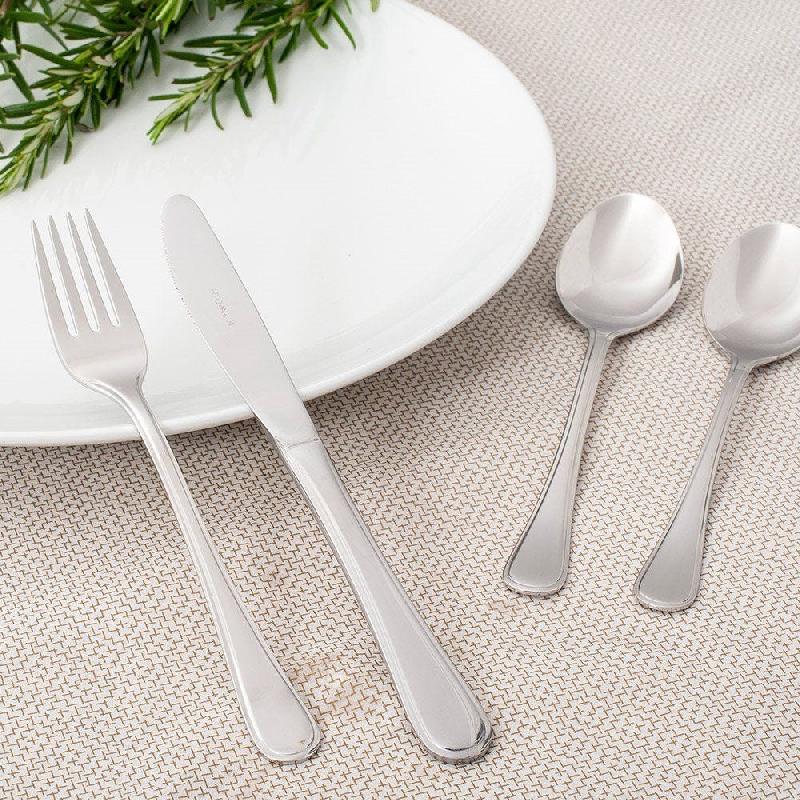 Cuillères à café Marlène 14cm acier argent - par 12_0