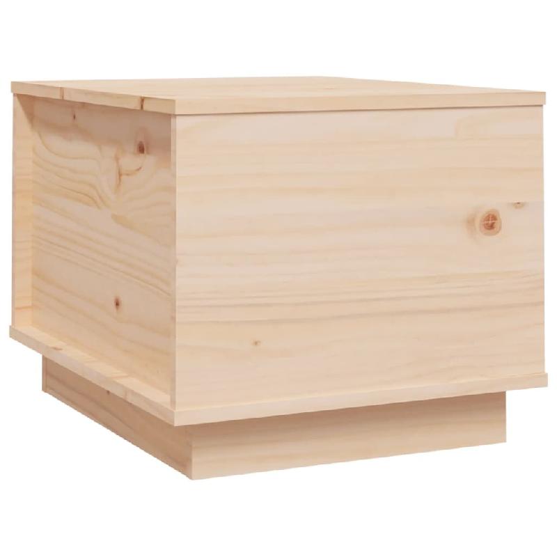 Décoshop26 - Table basse de salon avec plateau relevable design simple 40 x 50 x 35 cm bois massif de pin non traité DEC037056 - Bois massif 3000263_0