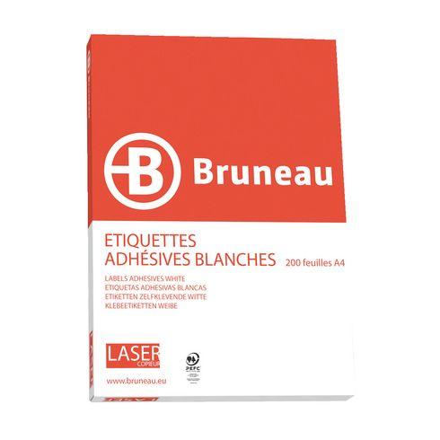 ETIQUETTE ADRESSE MULTI-USAGES 99,1 X 33,9 MM BRUNEAU BLANCHE - BOÎTE DE 3 200