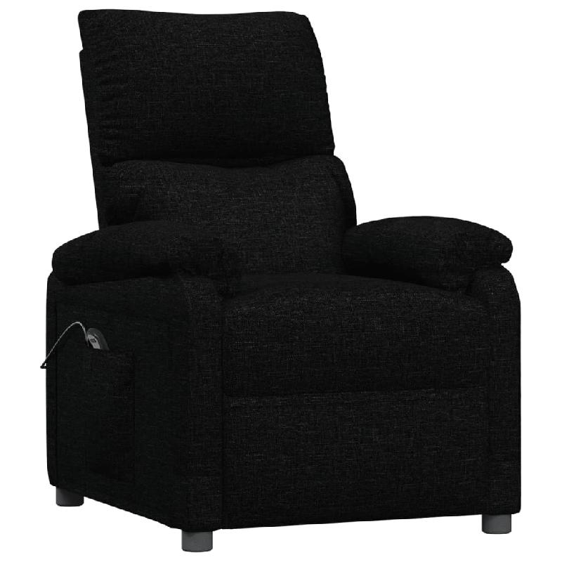 Fauteuil inclinable électrique Noir Tissu Modèle Gerlonora - 8720286936696_0