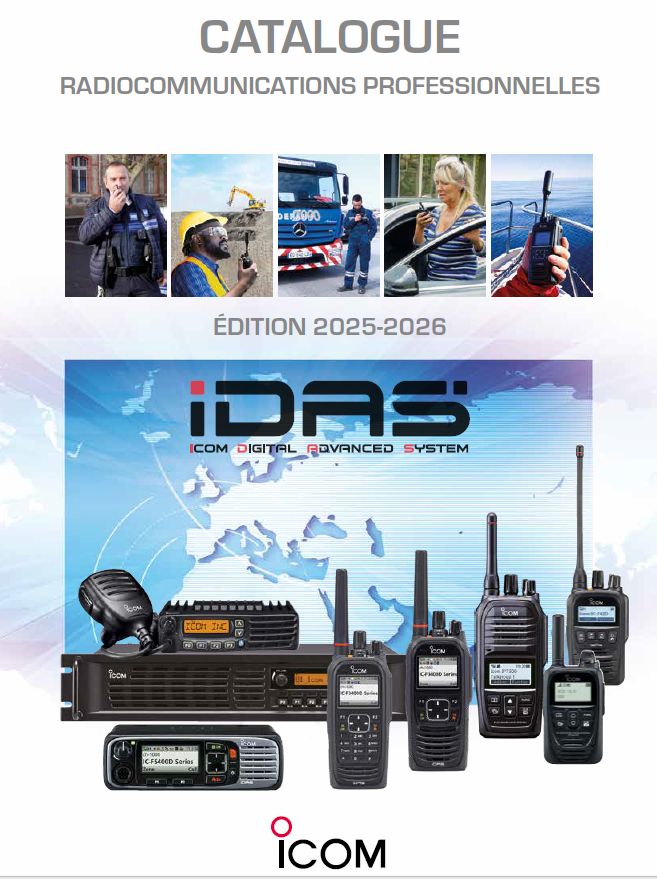 Gamme d'équipements de radiocommunication professionnelle PMR et dPMR ICOM - émetteurs-récepteurs numériques et analogiques_0