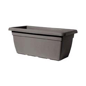 Jardinières Sylvia anthracite - 3 tailles disponibles avec options de plateau_0