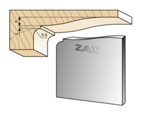 JEU DE 2 FERS ZAK531730 HAUTEUR 50MM