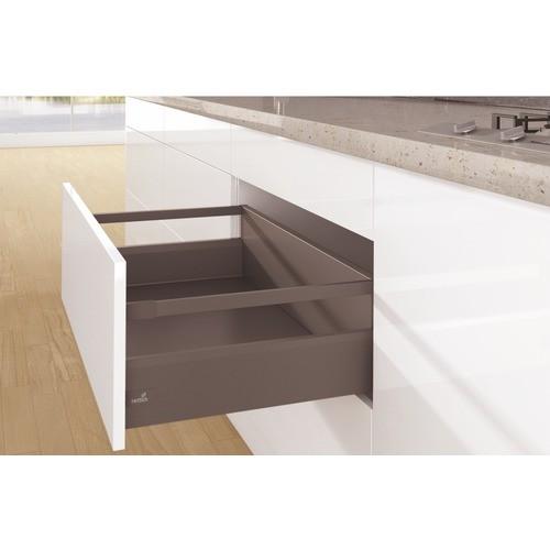 KIT TIROIR DESIGNSIDE ARCITECH-PROFIL H126-DOS H218MM-ANTHRACITE-L550MM HETTICH