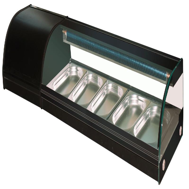 KLIMAITALIA Vitrine frigo pour sushis sur le plan de travail avec évaporateur supérieur. Thermo num. Éclairage LED. T° 0°C/+6°C. Mod. SH180 - 1407_0