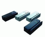 Lecteur de cartes codes à barres - USB, infrarouge, noir - Modèle durci IP65 avec signal sonore et lumineux_0
