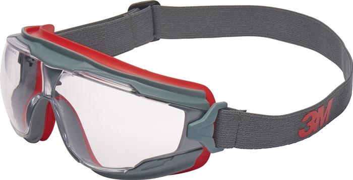 Lunettes de protection à vision intégrée GoggleGear™ GG501V EN 166 - monture grise, verres transparents en polycarbonate - 10 pièces/unité - 3M_0