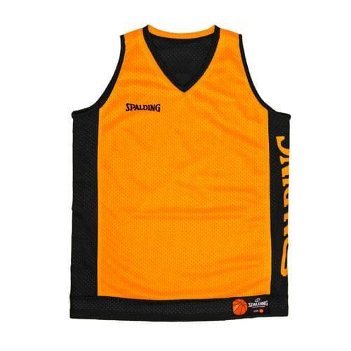 MAILLOT BASKET RÉVERSIBLE - SPALDING - ORANGE NOIR