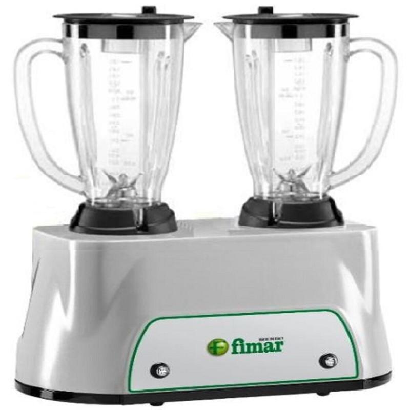 Mixeur en alliage d'aluminium avec couvercle et 2 gobelets en lexan de 1,5 litre. Modèle FIMAR FR2150P - 911_0
