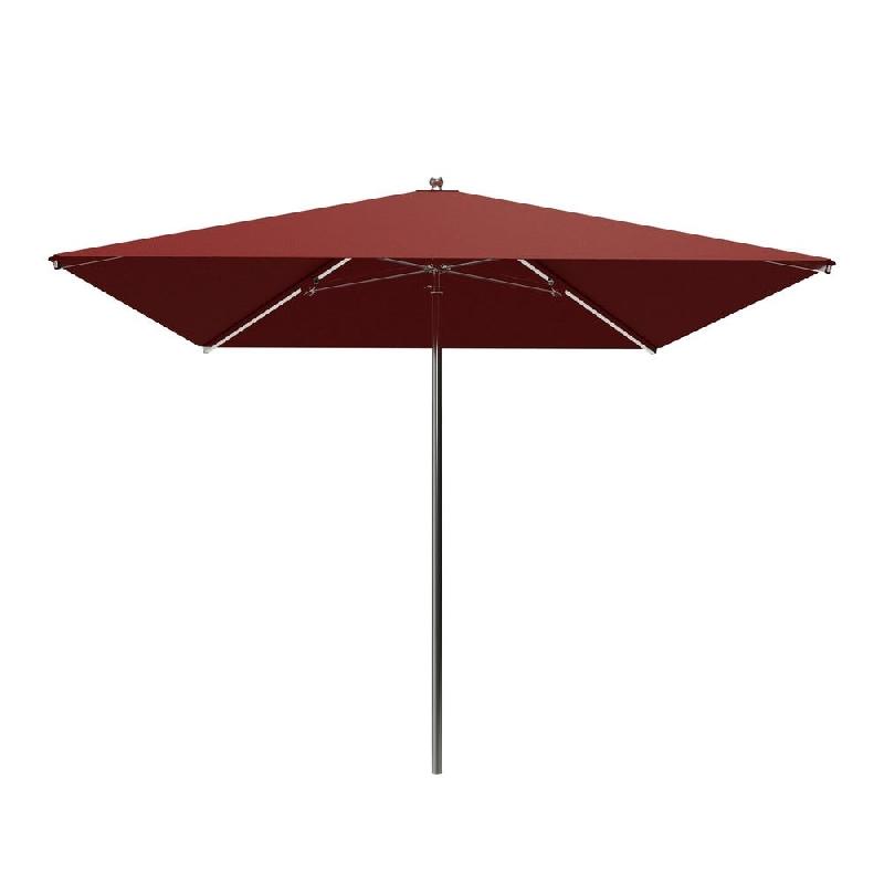 Parasol pour terrasse Pro Ouessant carré 200 cm armature+toile+housse -bordeaux_0