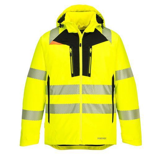 PARKA HAUTE-VISIBILITÉ DX46 NOIR/JAUNE S - PORTWEST