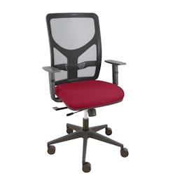 Piqueras y Crespo Silla Motilla traslack malla negra asiento bali granate brazo regulable - rouge multi-matériau 21TKM840B933B10CRN65_0