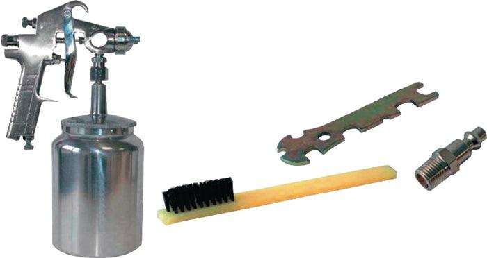 Pistolet à peinture industriel à air comprimé - Kit-Line HVLP 1L - 130-200 l/min - 2-3 bar - AEROTEC_0