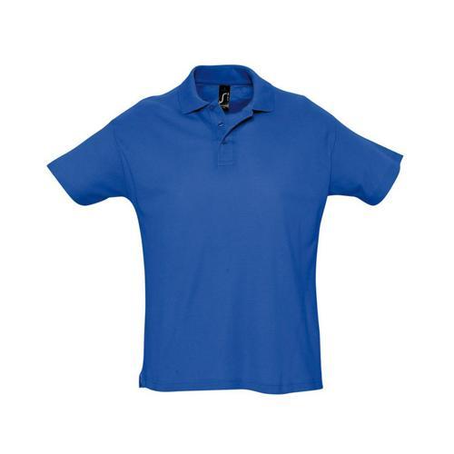 POLO PERSONNALISABLE PIQUÉ SUMMER ENFANT BLEU ROYAL