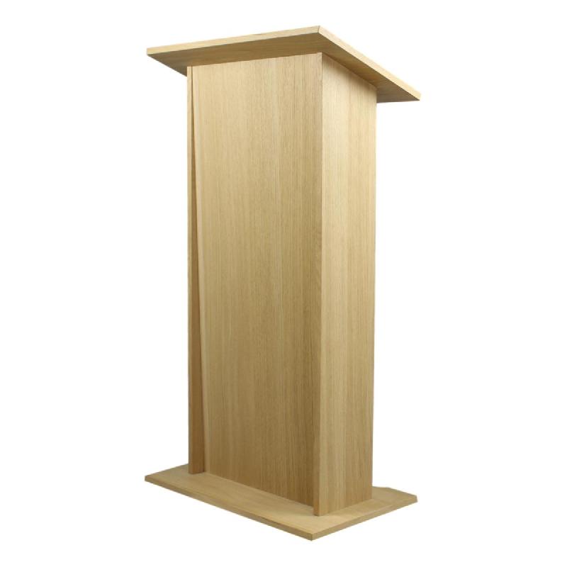 Pupitre en bois Rhea - couleur chêne - Bravour® - design classique et élégant_0