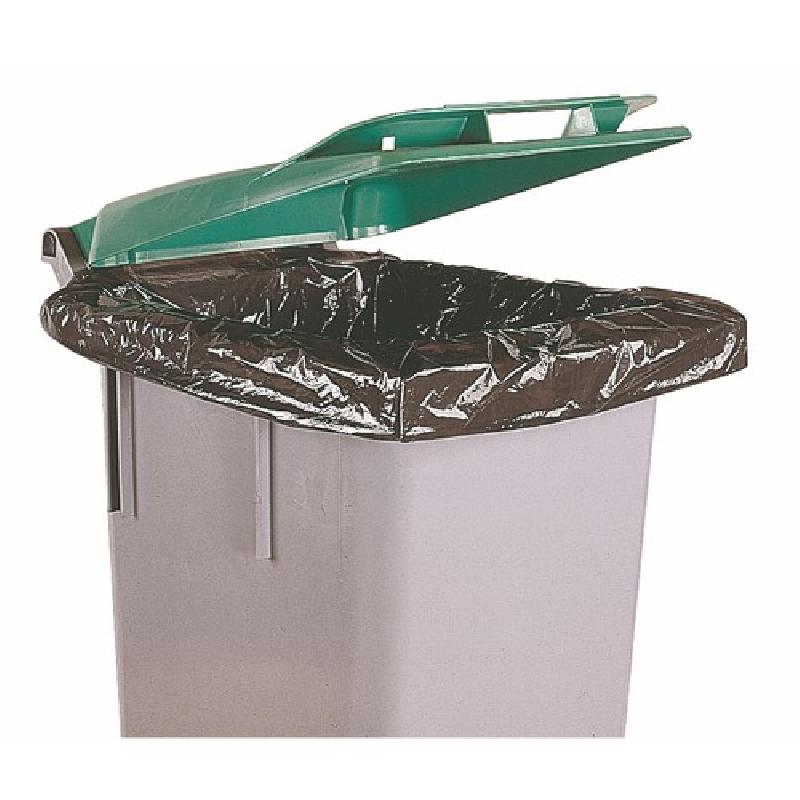 Sac pour conteneur - 340L - noir - lot de 100 sacs - PEBD ultra résistant_0