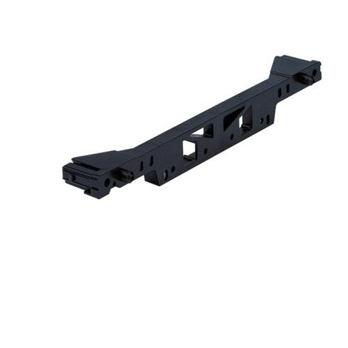 SUPPORT FAÇADE À VISSER 2D PLUMIER - NOIR HETTICH
