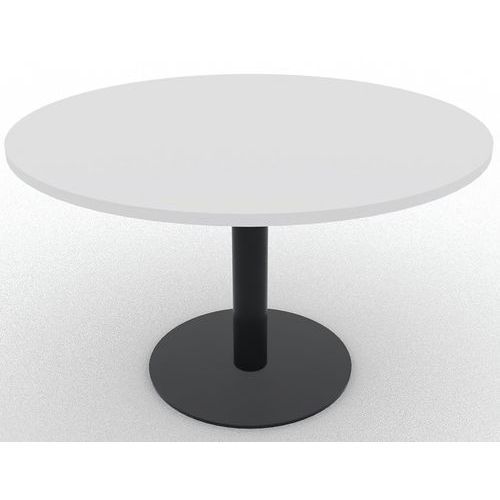 TABLE DE RÉUNION 120XH735 CM ÉP.25MM BLANC/NOIR - EOL