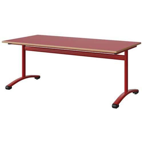 TABLE MALIBU 160X80 T4 DL STRA ALAISÉ ROUGE U321/ROUGE 3020