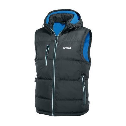VESTE DE TRAVAIL SANS MANCHES - NOIR/BLEU - UVEX THERMO - TAILLE XXL UVEX