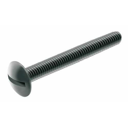 VIS MÉTAUX POÊLIER - TÊTE RONDE FENDUE - INOX A2 - 8X30 MM - 100 PIÈCES ACTON
