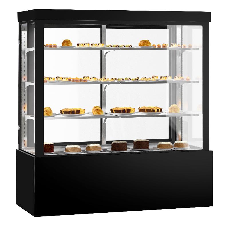 Vitrine réfrigérée 1800 mm - 1850L - double vitrage avec 3 étagères | KTG187W_0
