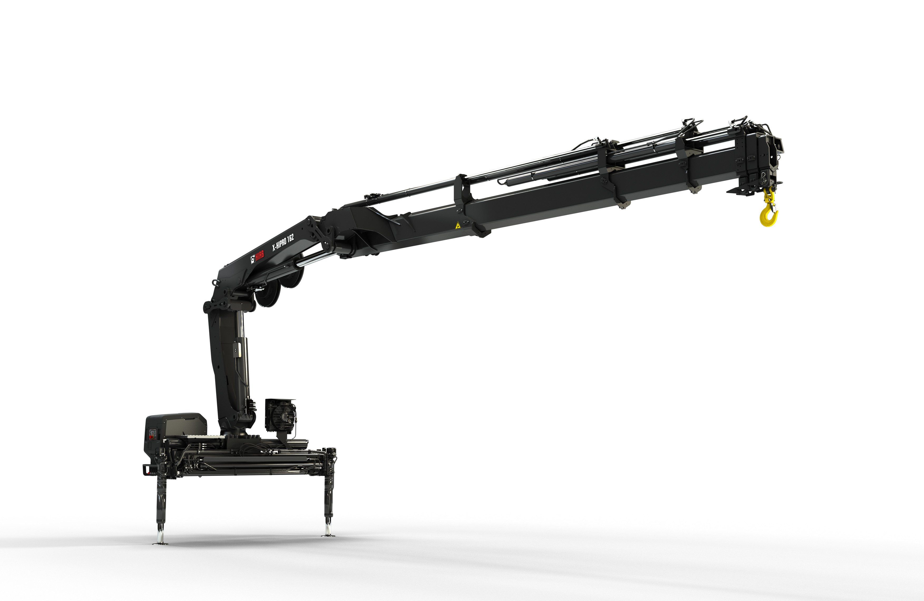 Grue auxiliaire HIAB X-HiPro 162 - moyenne puissance 15.3tm - portée max 15.3m - commande à distance avancée_0