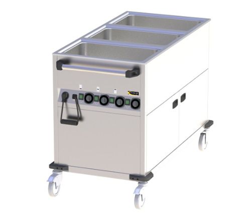 Bmach3 - chariot bain marie - sofinor - puissance 2,1 +0,8 kw_0