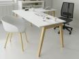 Bureau individuel ARKEN WOOD avec retour - Deskissimo_0