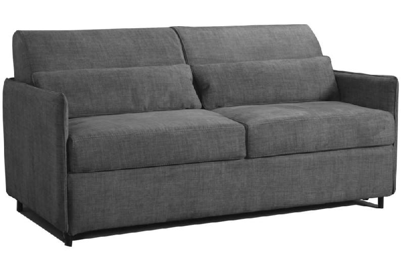 CANAPÉ CONVERTIBLE EXPRESS JUMBO GRAPHITE COUCHAGE 120* 197* 20CM MÉMOIRE DE FORME  LATTES_0