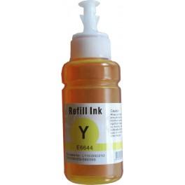 Encre compatible avec epson ecotank et-14000/et-2500/l100/l350/l550 (c13t66444a) yel 70ml e6644y_0