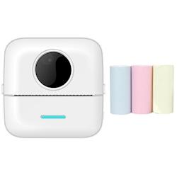 Mini Imprimante Bluetooth Thermique Avec Papier Couleur Pour Étudiants Blanc YONIS - blanc 3615616968797_0