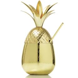 MONDO DECO Cocktail Ananas Doré Collection Métalik 70 cl H 24 cm ø 11,5 cm x 1 Mondo Déco - 3558840054839_0