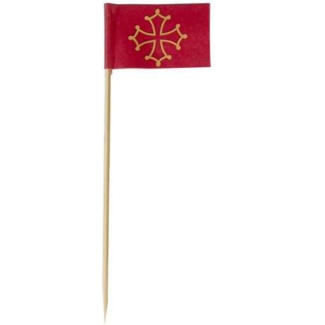 PIQUE DRAPEAU OCCITANIE SOLIA BAMBOU (VENDU PAR 2000)