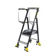 Stepper - plateforme de travail individuelle Centaure - aluminium laqué - hauteur de plancher maxi 0,50 m_0